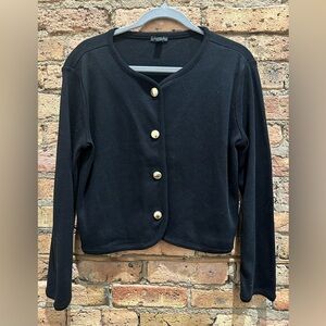 Ann Taylor - Cardigan / Jacket - Size Large Petite - Black